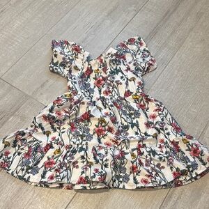 Janie and Jack White Floral Kids Dress